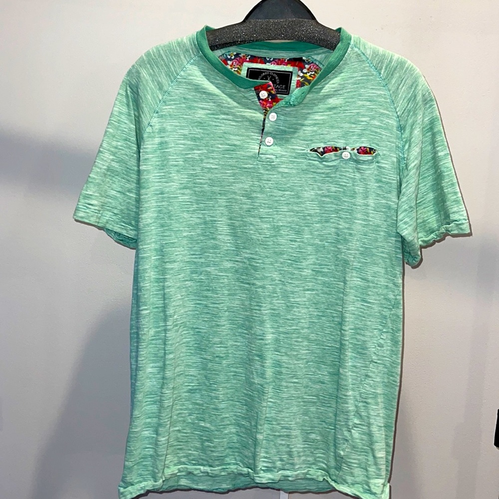 Knit Heritage Tailored Authentic Short sleeve Sage